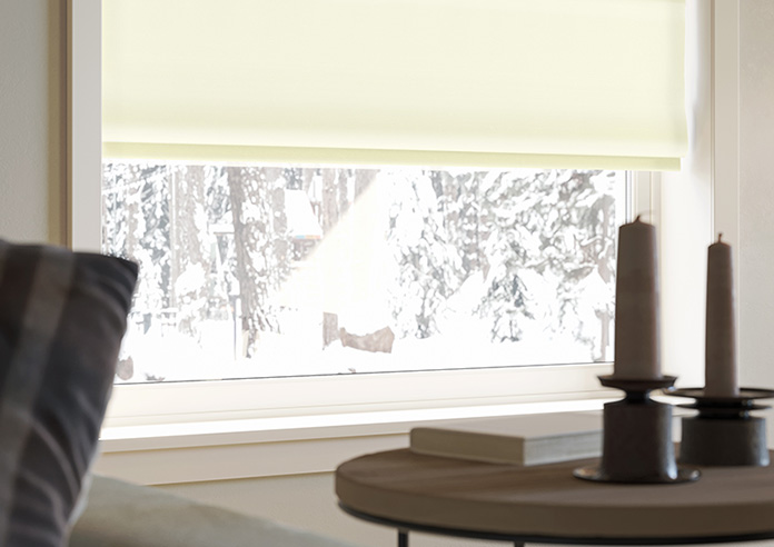 Akoya Faux Silk, Lustre Chiffon - Motorised Roman Blind - Image 5